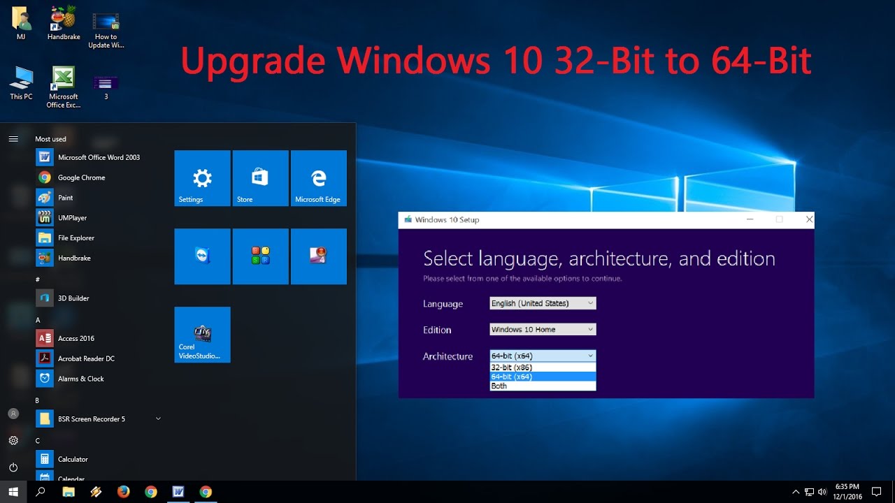 windows 10 free upgrade 64